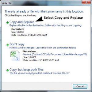 Select copy and replace